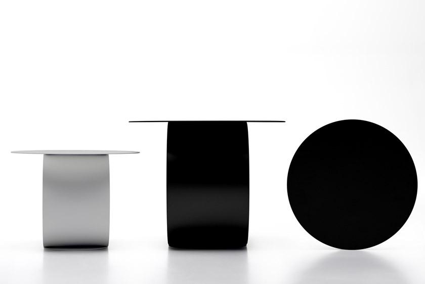 MDF Italia Круглый журнальный столик из стали sun-id-1402496 - Вид №6