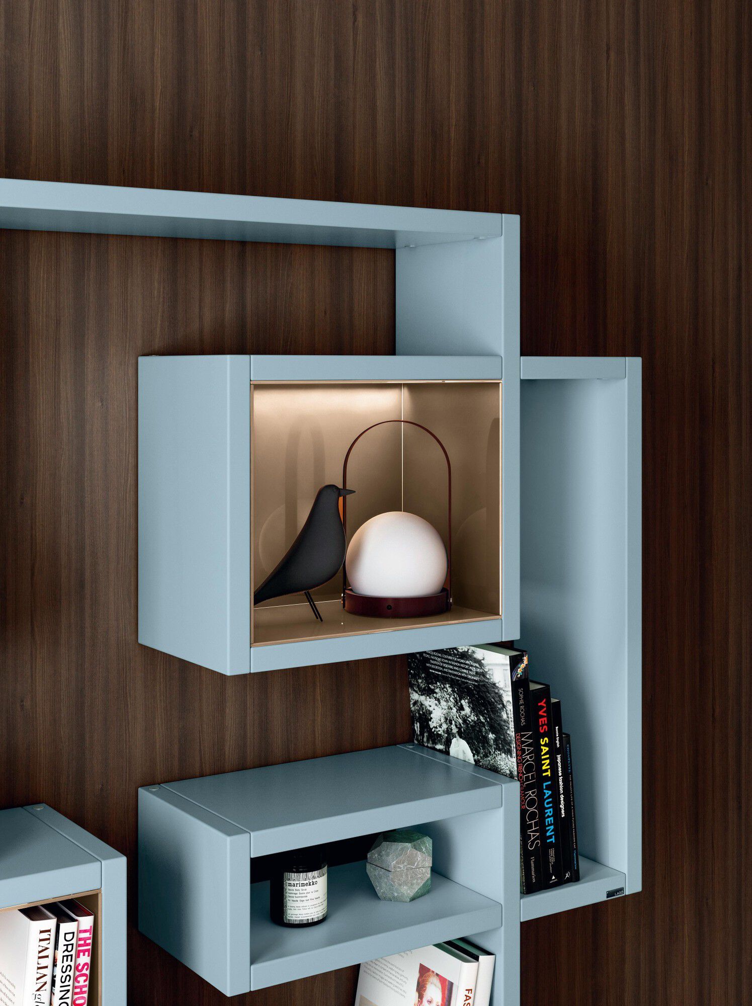 Деревянный подвесной книжный шкаф Lago LagoLinea ARCH-00025271