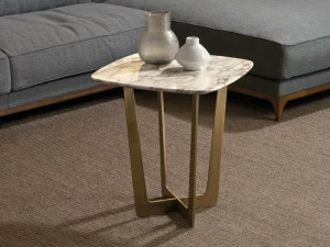 CTS SALOTTI Журнальный столик из мрамора для гостиной Charme