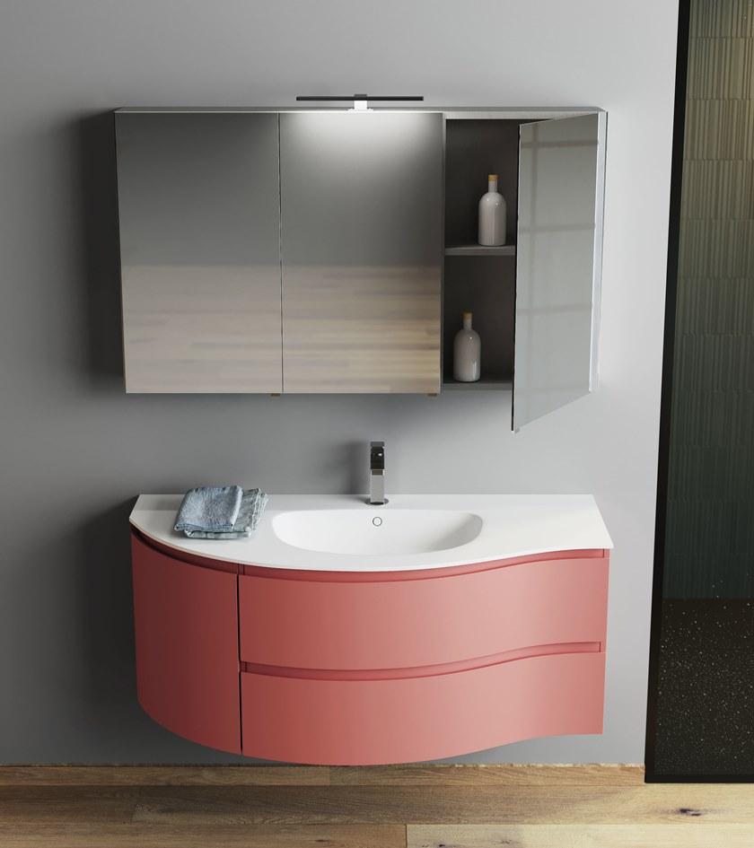 Mobiltesino Лаковая тумба под умывальник с ящиками Incanto sun-id-1461973 - Вид №2