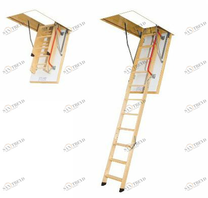 Fakro Выдвижная лестница из дерева Scala super-termoisolante sun-id-1375102