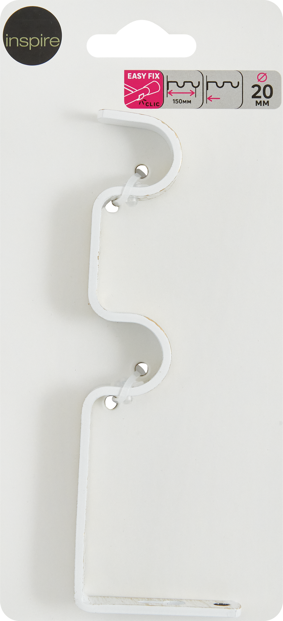 Держатель двухрядный алюминиевый STLM-0068876 INSPIRE 20 см 86421319  - Вид №2