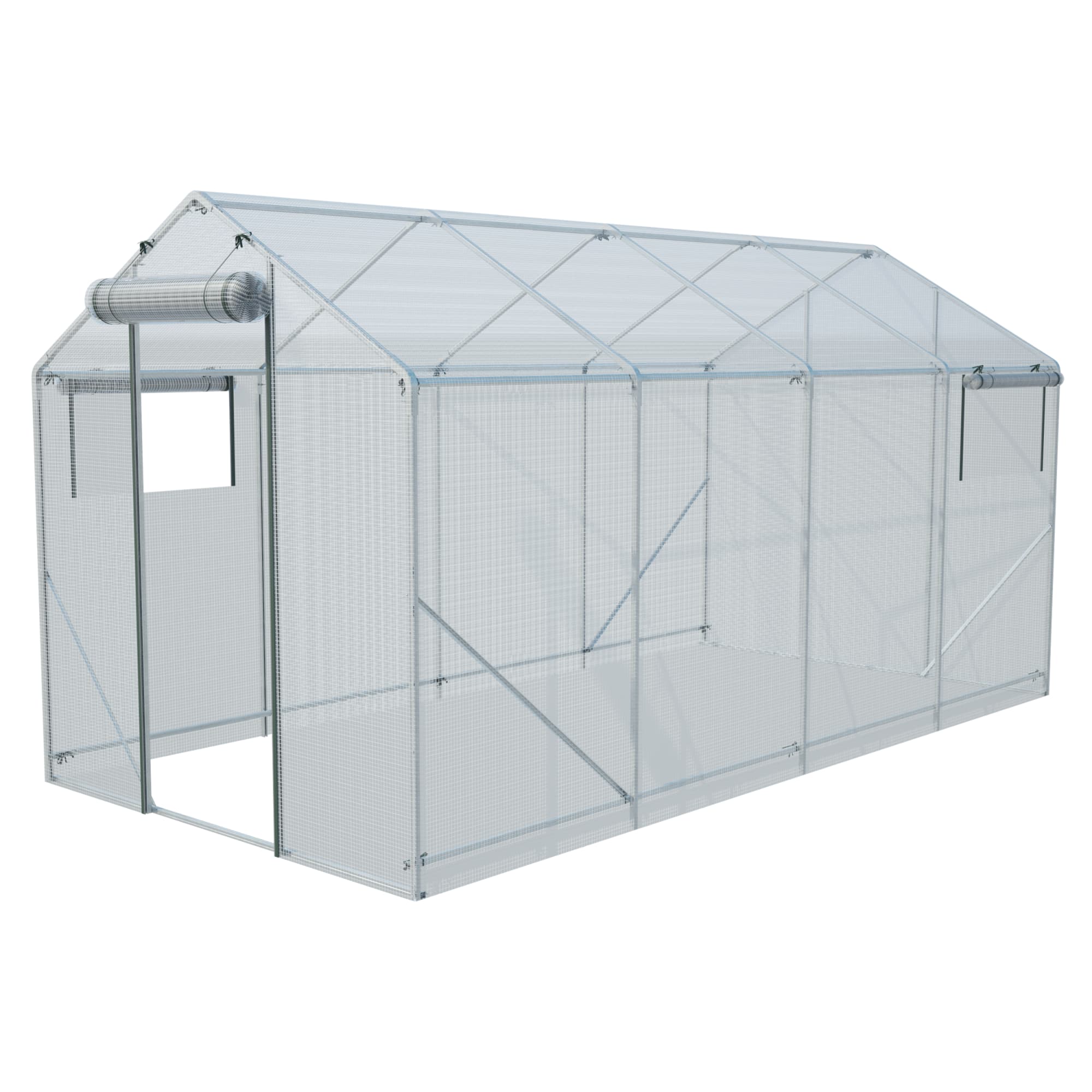 84860279 Теплица домик 200х400 см с тентом Santreyd 