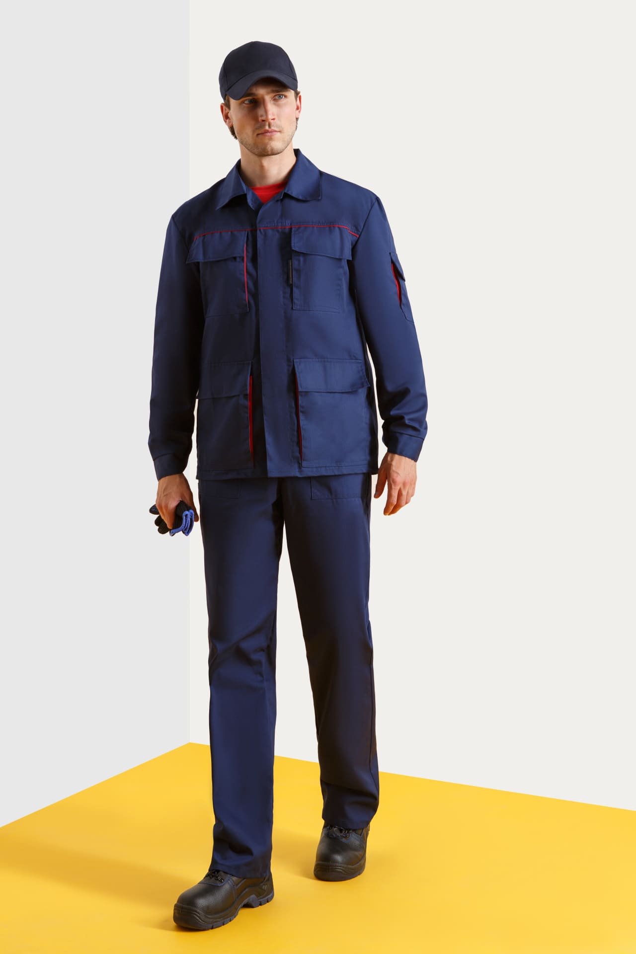 65462 Костюм "Эксперт-2" темно-синий  Летняя спецодежда  размер 56-58/182-188  - Вид №7