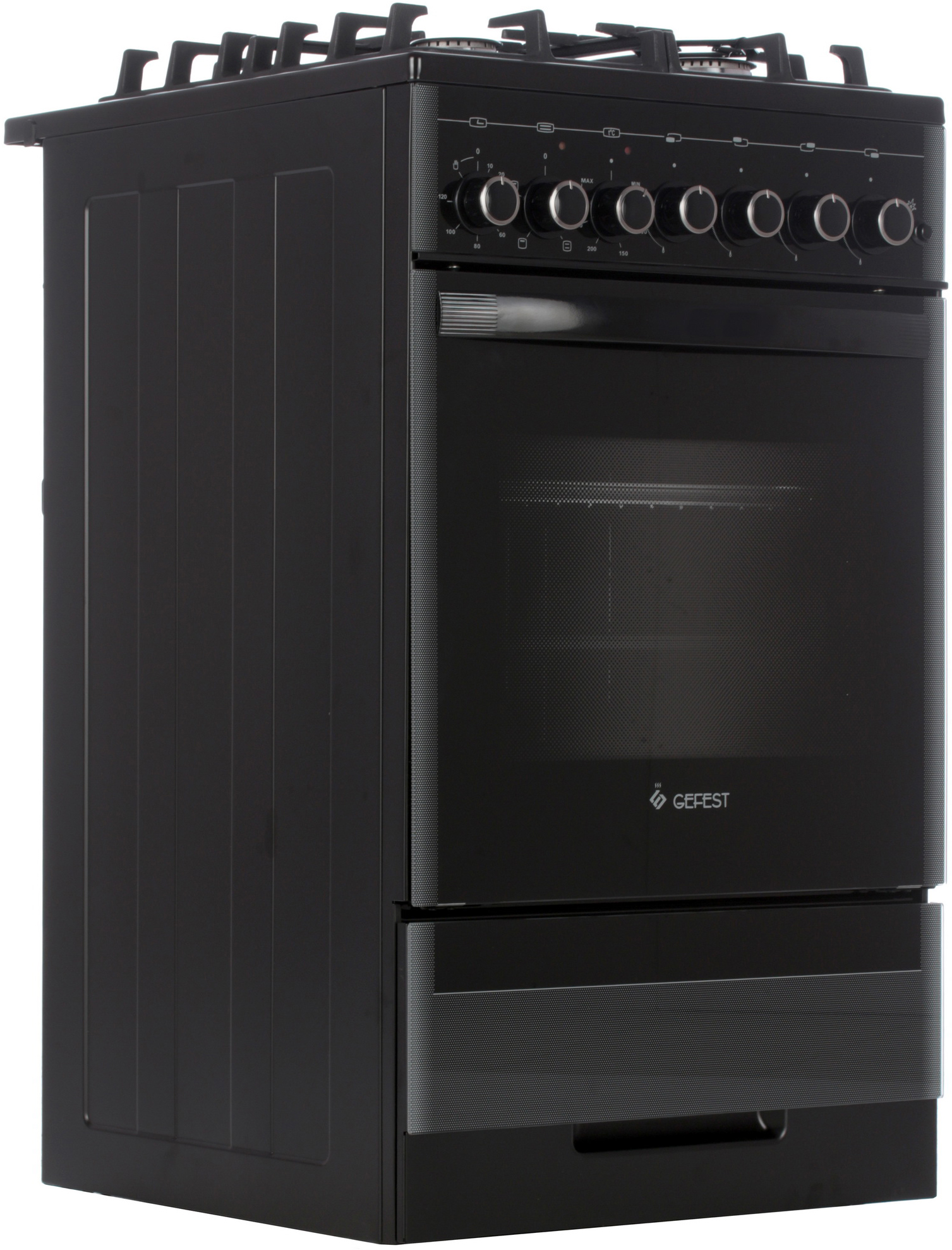 1089368 Комбинированная плита Gefest 5502-02 0044 черный STDN-0131286 - Вид №1