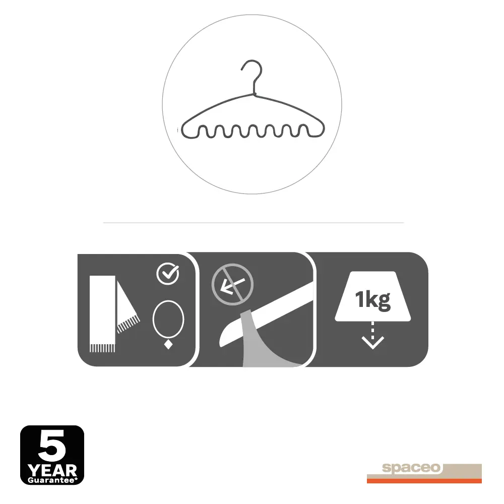 Вешалка Spaceo для аксессуаров с экологичным покрытием 82680696 Вешалка для украшений и аксессуаров STLM-0033950 - Вид №5