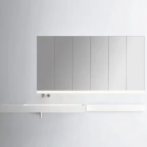 Комбинация ванной комнаты S103 в отделке UNIQUE Corian MILLDUE SINTESI