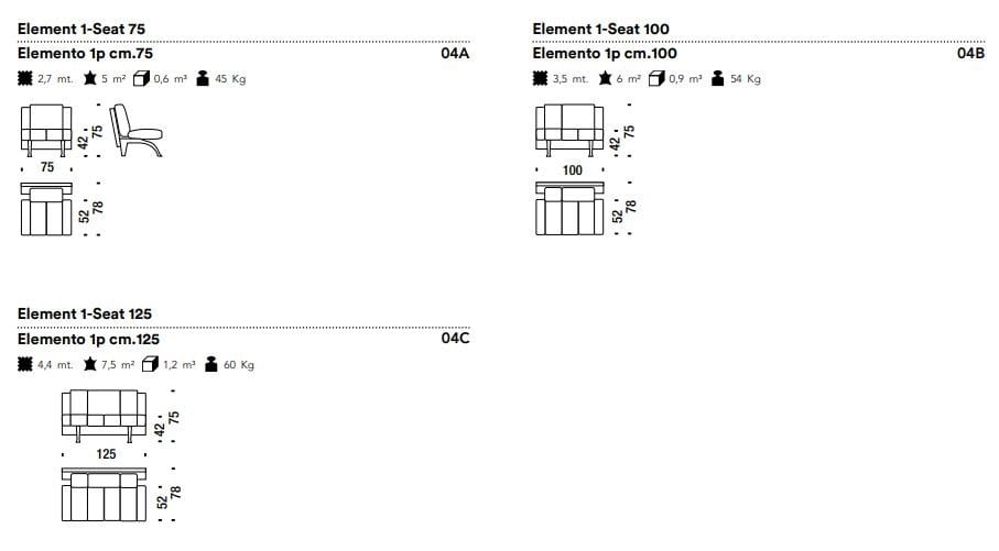 Мягкая модульная скамья со спинкой MOROSO Waiting ARCH-00008406 - Вид №1