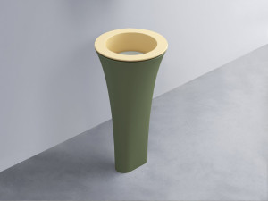 AMLA45-CN+AMPILT-PM+AMCOLT-AG Раковина Amedeo Tondo отдельностоящая cielo Enjoy + Amedeo