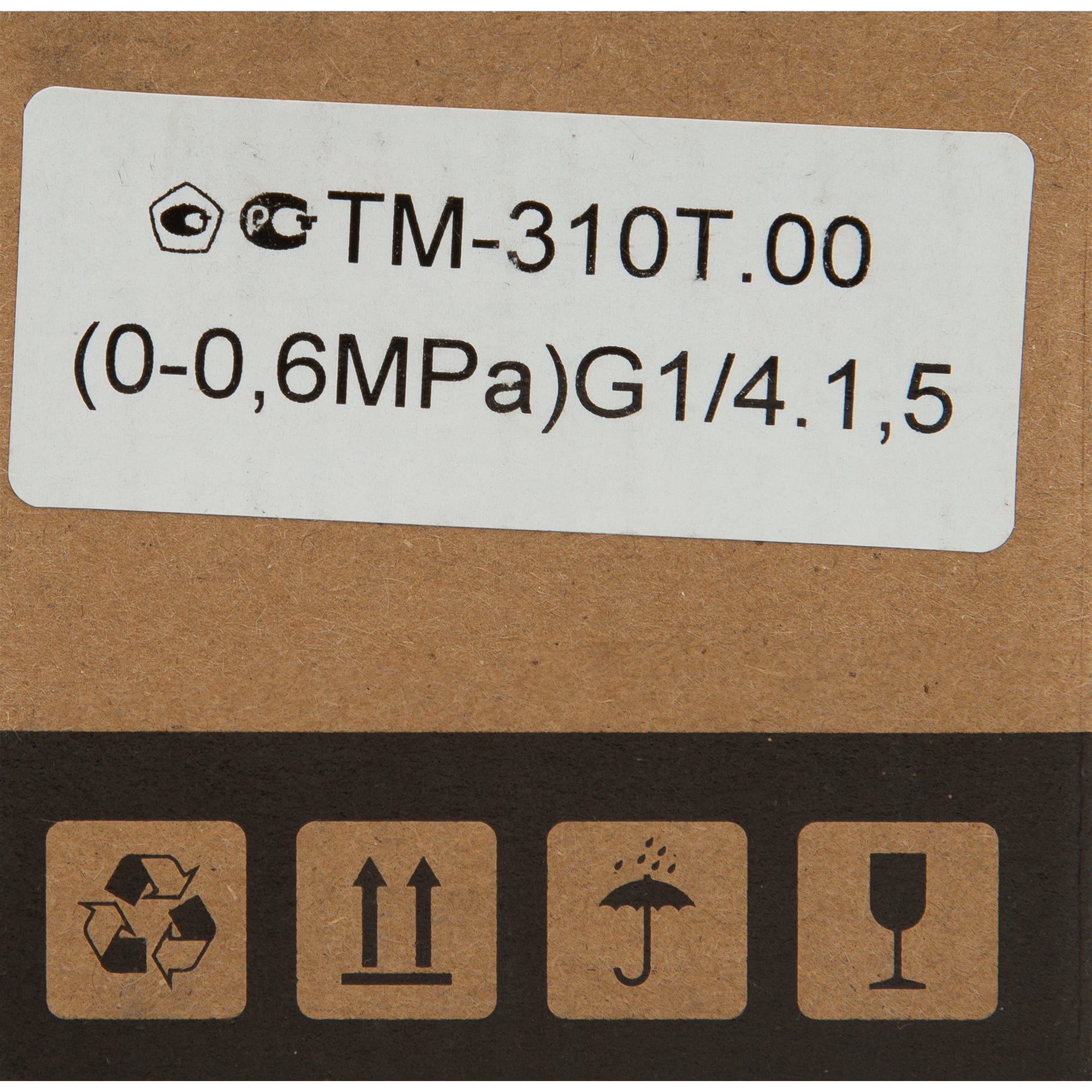 85258316 Манометр осевой Росма 6 бар, 1/4" Santreyd  - Вид №3