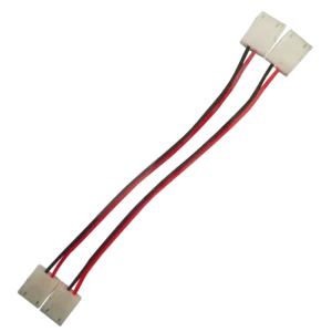 Коннектор для соединения светодиодной ленты с RGB контроллером 3528/3014/2835 2 зажима с проводом 8 мм IP20 88282052 STLM-2041896