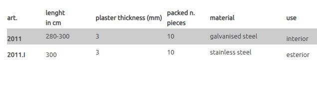Профиль защитного выступа EDILFERRO TRAVEST ART. 2011 - 2011.I ARCH-00112067 - Вид №3