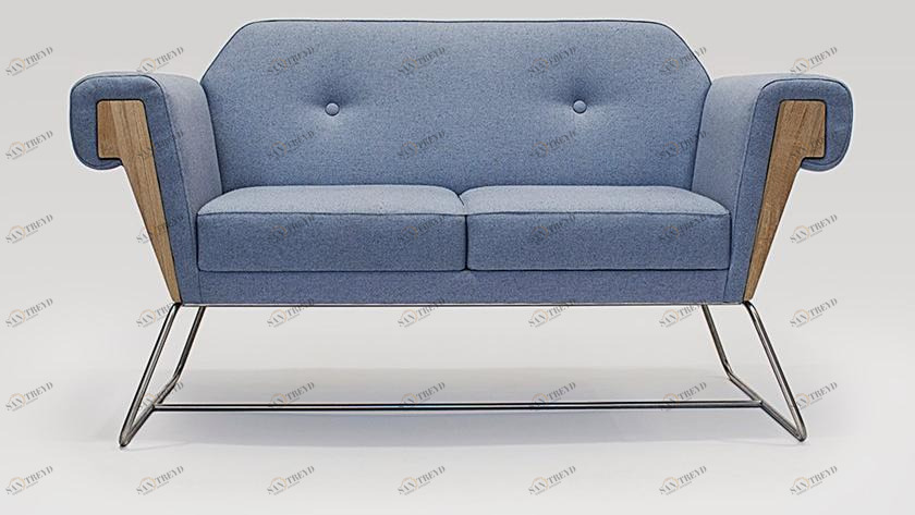 Liqui Contracts 2-местный тканевый диван Hove club sun-id-1390064