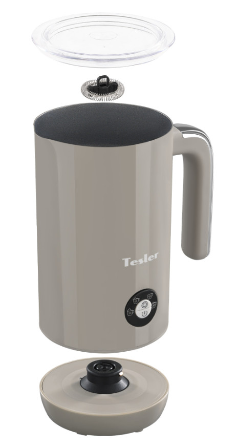 9130742 Капучинатор-вспениватель  Tesler MF-260 SAND GREY STDN-0109509 - Вид №4