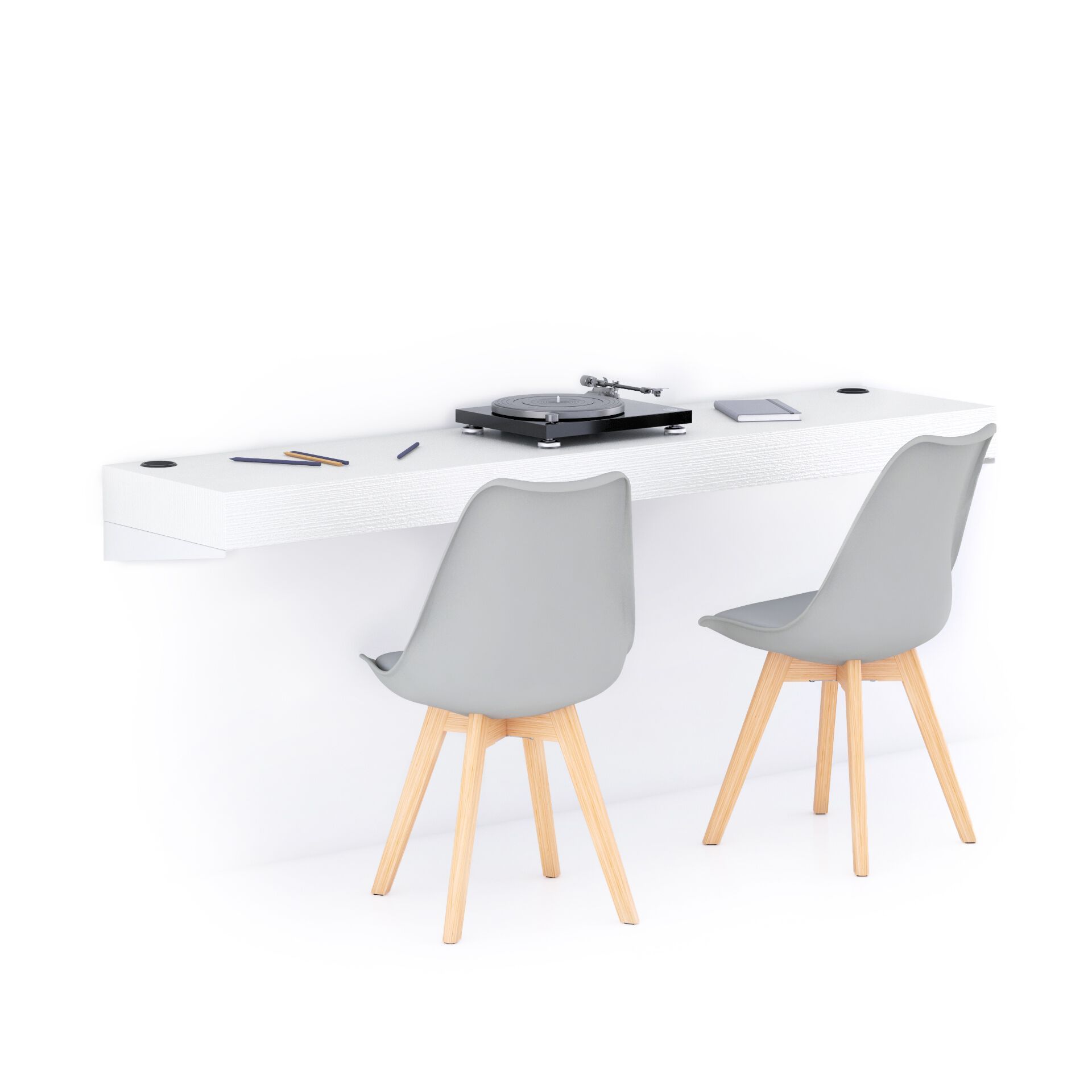 Меламинированный подвесной стол с беспроводным зарядным устройством Mobili Fiver Evolution ARCH-00066419 - Вид №1