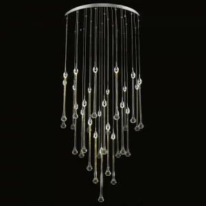 Подвесной светильник PO98028M-16 chrome от Delight Collection DELIGHT COLLECTION ДИЗАЙНЕРСКИЕ 243862 Прозрачный;хром