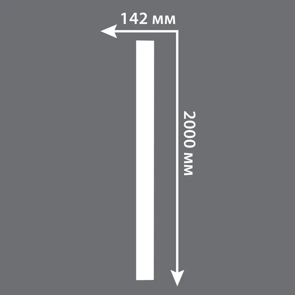 Ствол к пилястре полиуретан Decomaster DK-82210 белый 200 мм STLM-2102787 - Вид №5
