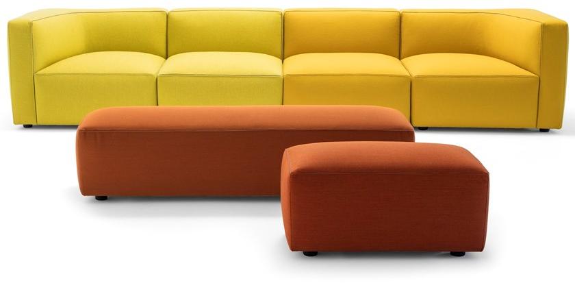 Andreu World Секционный модульный диван из ткани Dado sun-id-1371204 - Вид №2
