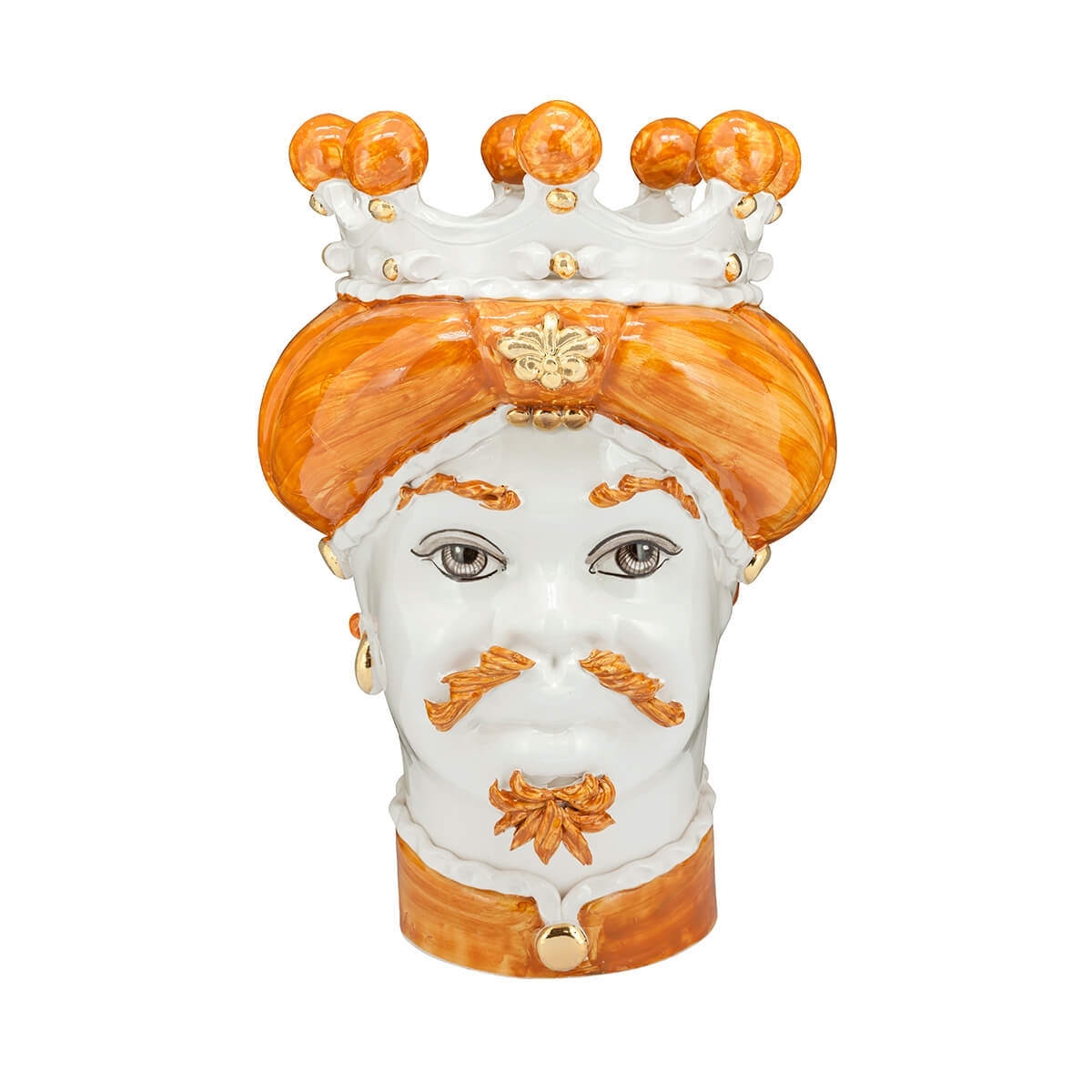 200843-25 ABHIKA ВАЗА MORO MAN MEDIUM NEW OCHER  - Вид №4