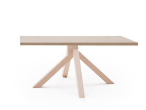 Квадратный журнальный столик с каркасом из ореха или бука