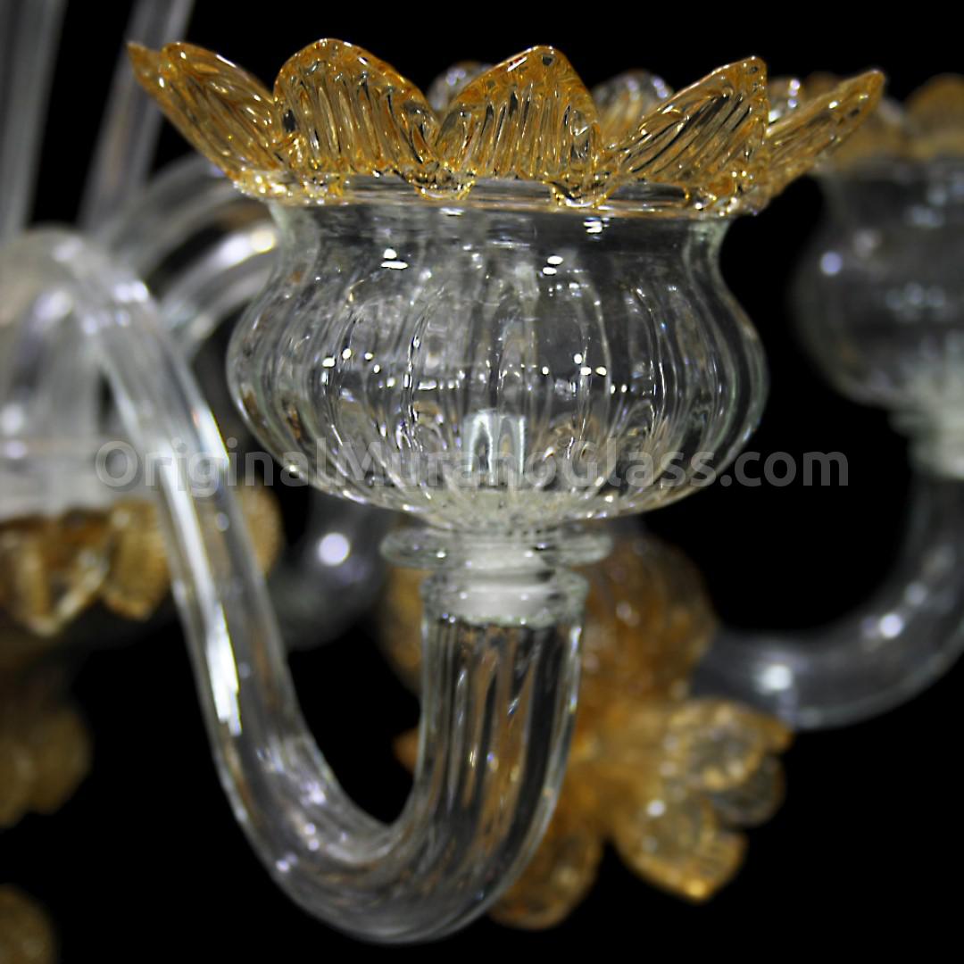 1124 ORIGINALMURANOGLASS Люстра Марагаритка - Флорал - муранское стекло OMG  см CLASSICO - Вид №1