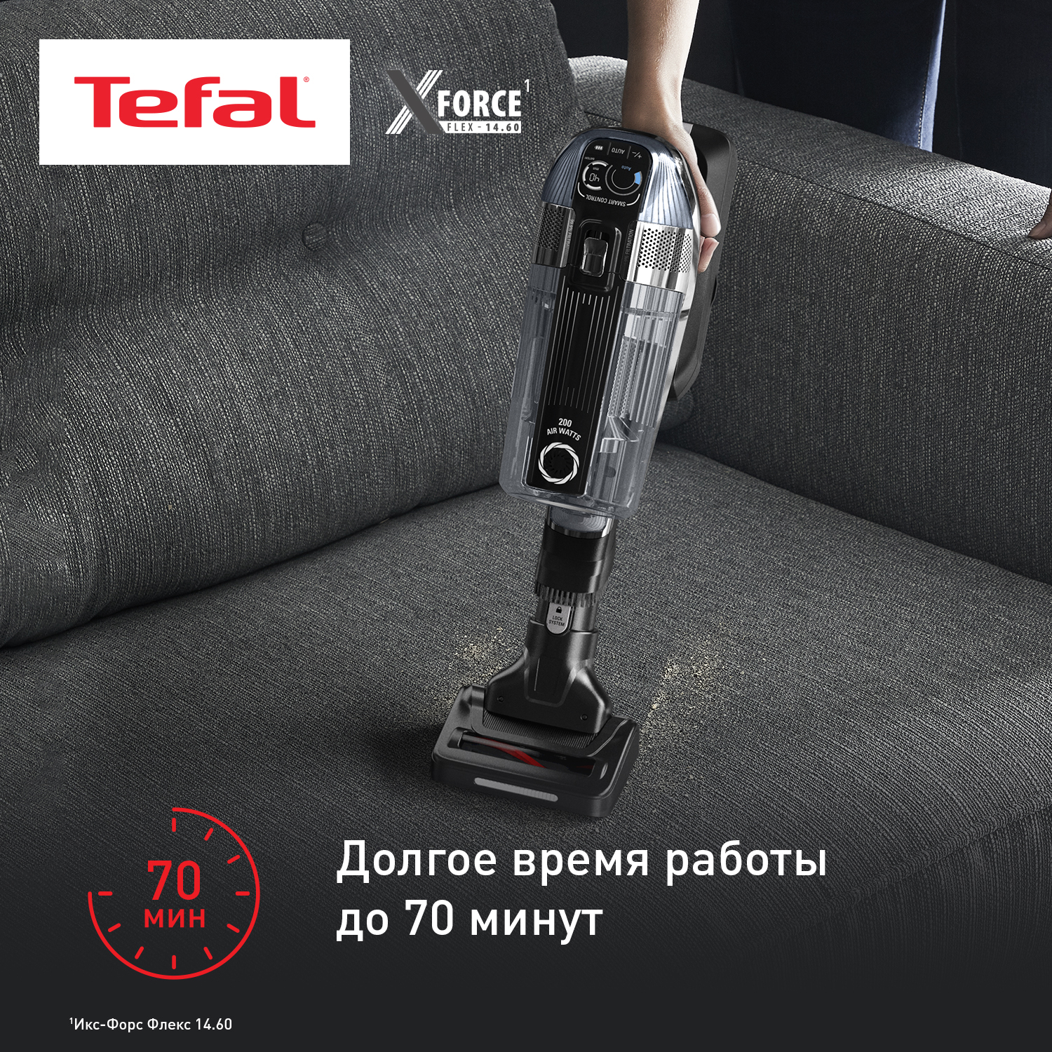 5608290 Пылесос  вертикальный  Tefal TY99A8WO  черный STDN-0084102 - Вид №18