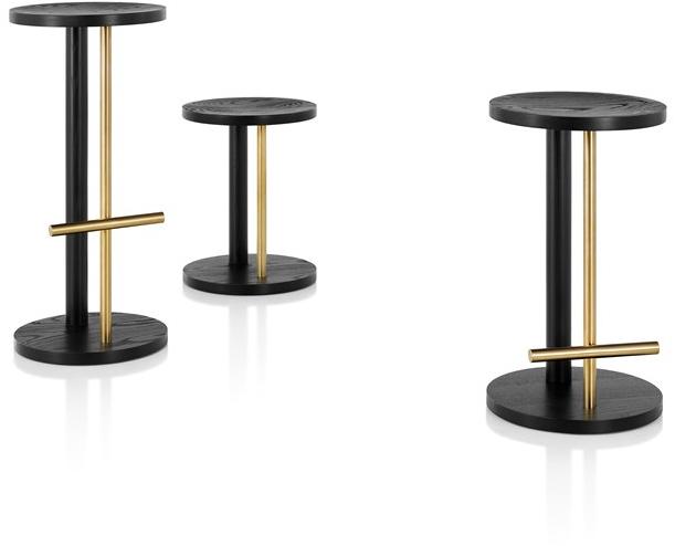 Herman Miller Высокий деревянный табурет с подставкой для ног Spot sun-id-1381436 - Вид №10