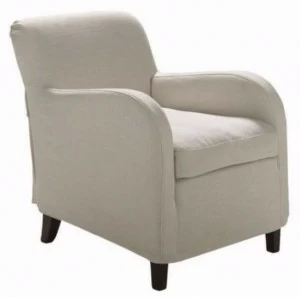 DE PADOVA Мягкое кресло со съемным чехлом из ткани с подлокотниками