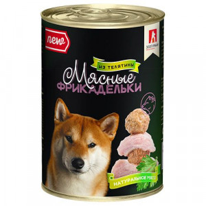 ПР0041052*20 Корм для собак Фрикадельки телятина конс. (упаковка - 20 шт) ЗООГУРМАН