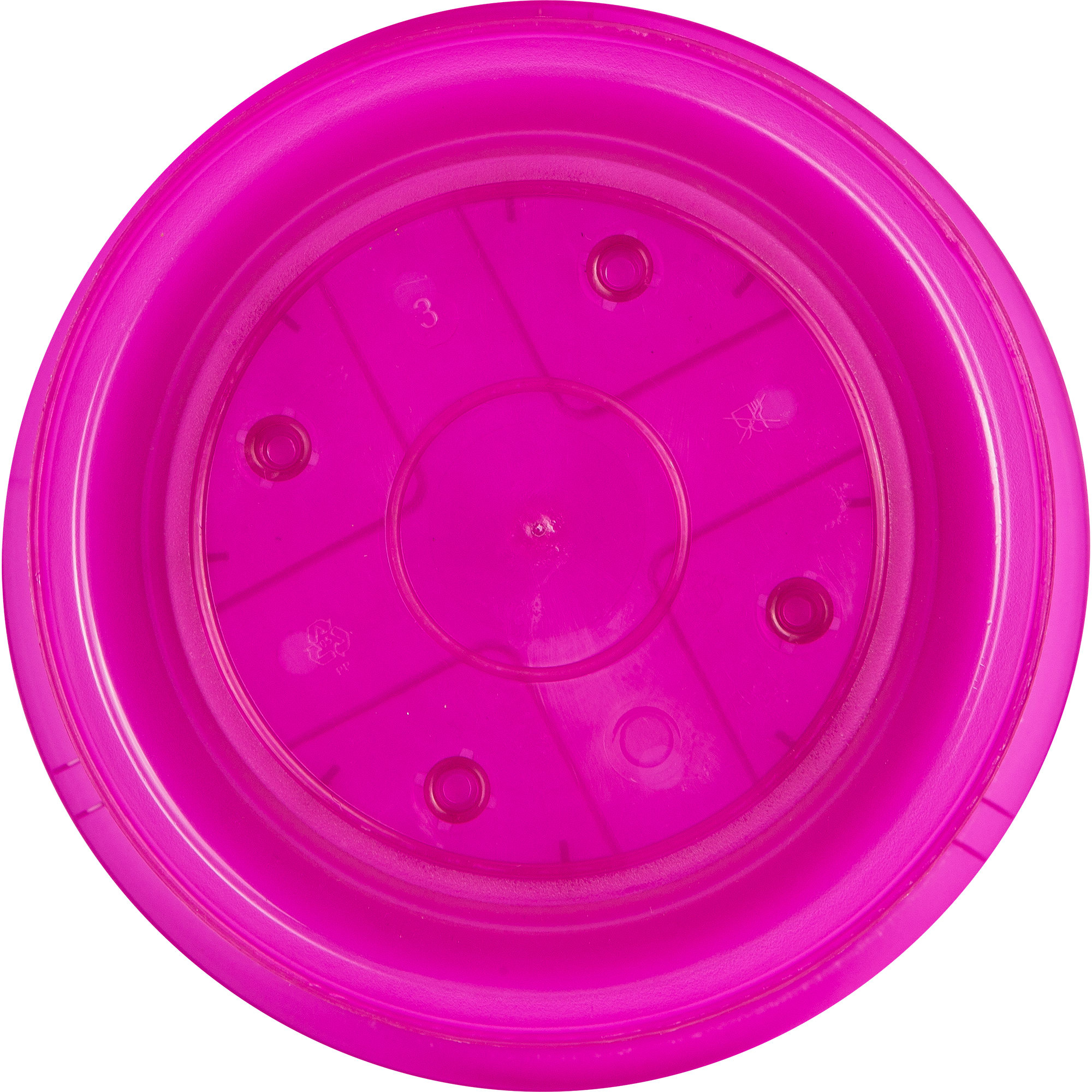 83105432 Горшок цветочный для ей ø19 h15 см v2.2 л пластик малиновый Орхид Santreyd  - Вид №2