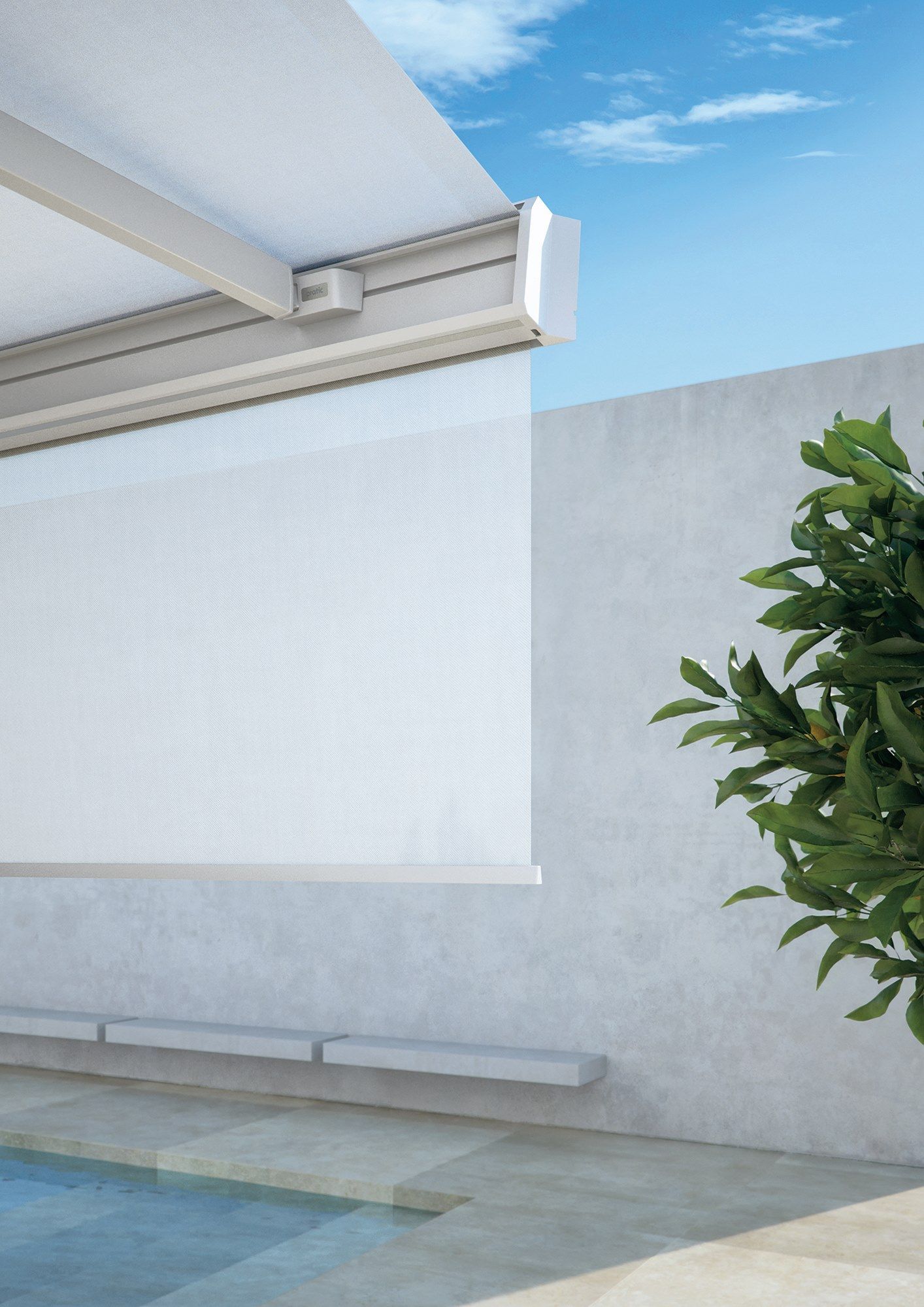 Алюминиевый моторизованный тент от солнца Pratic T-Project ARCH-00142585 - Вид №2