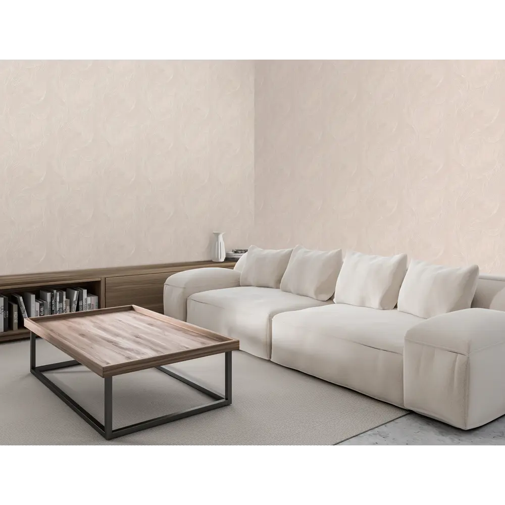 Обои флизелиновые Ateliero Дель Венто 1.06 м темно-бежевые At587352 Дельвенто STLM-2035452 - Вид №5