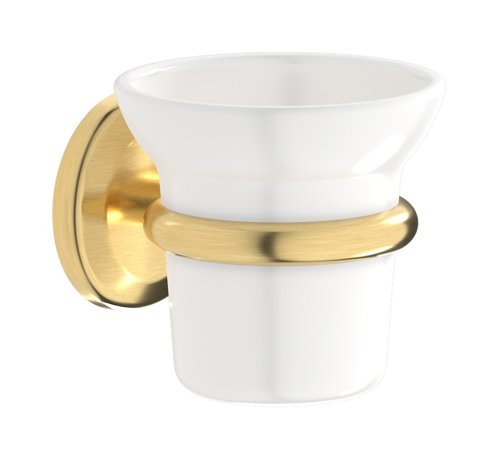 Подвесной стакан для зубных щеток WE ARE IB hr003os Brushed Gold Hermes