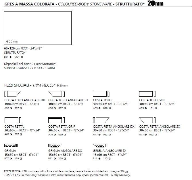 Panaria Ceramica Настенная плитка из керамогранита под камень Horizon sun-id-1349115 - Вид №8