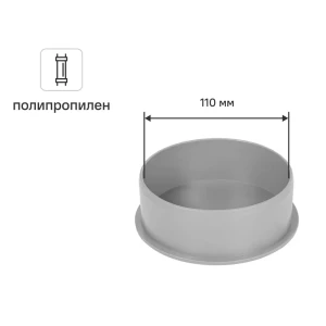 Заглушка 110 мм полипропилен 81953232 STLM-2036041