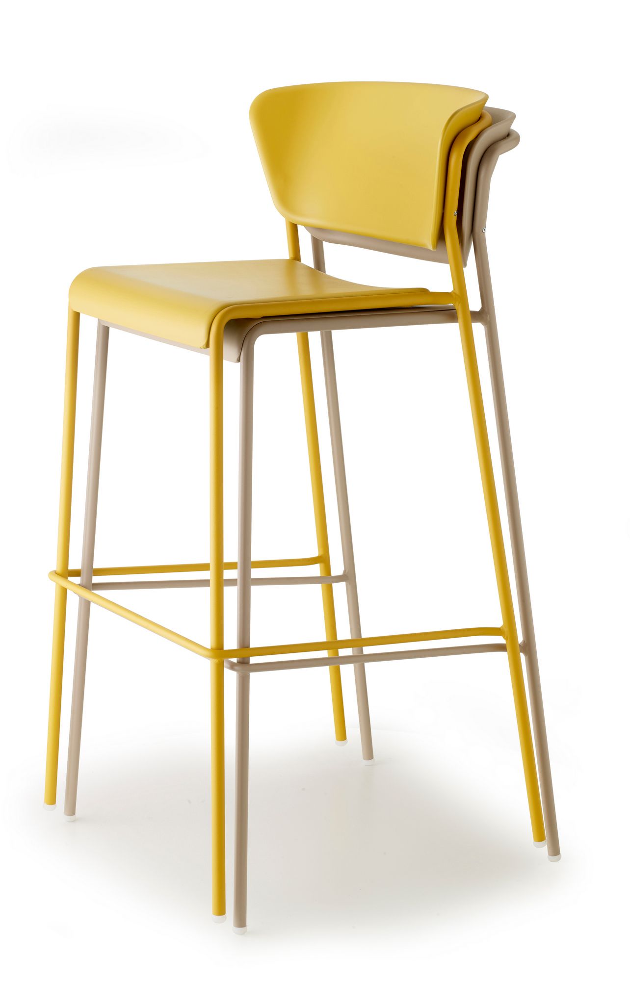 Высокий стул из инженерного пластика с подставкой для ног S-CAB Лиза ARCH-00027436 - Вид №14