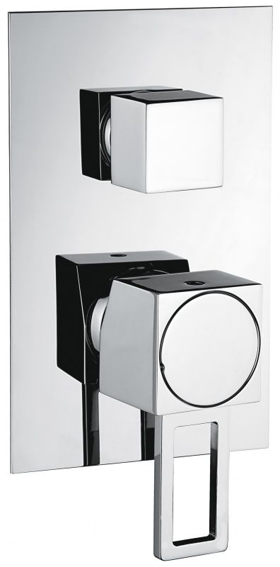 26029LACR Внутристенный смеситель Gea на 3 выхода, цвет хром EMMEVI