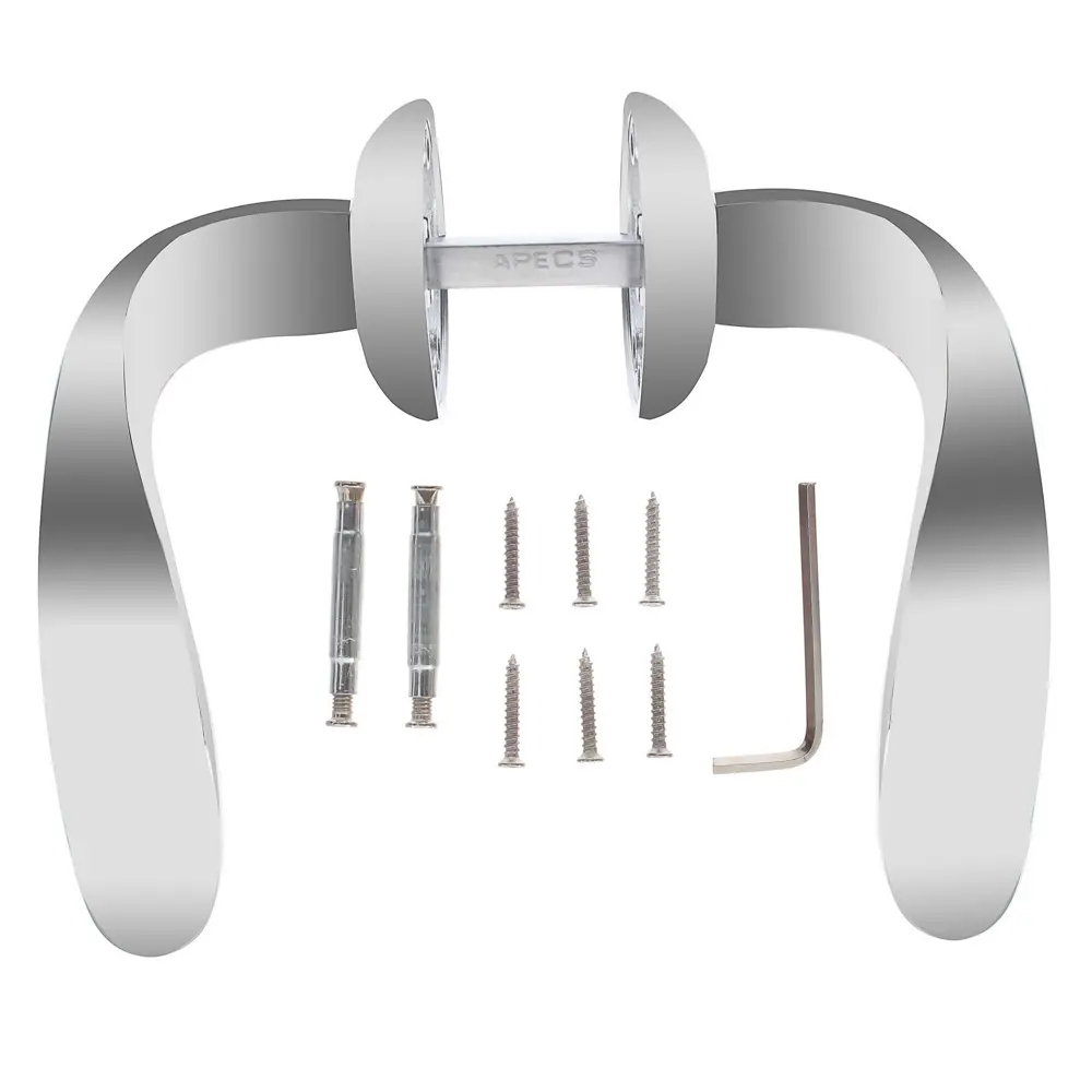 Ручки дверные Megapolis "Beijing" H-0809-А-CR, цвет хром ARMEX STLM-2149031 - Вид №2