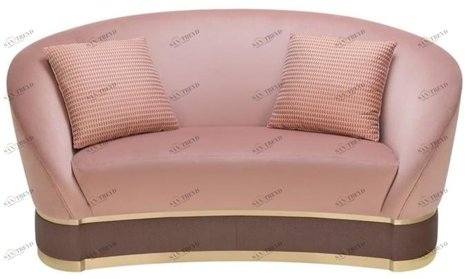 FRATO 2-х местный бархатный диван  Fup220026aai 