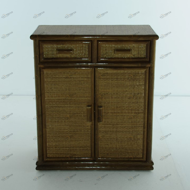 Комод из ротанга зеленый "Олива" 08/36 VINOTTI  00-3885299 Зеленый 