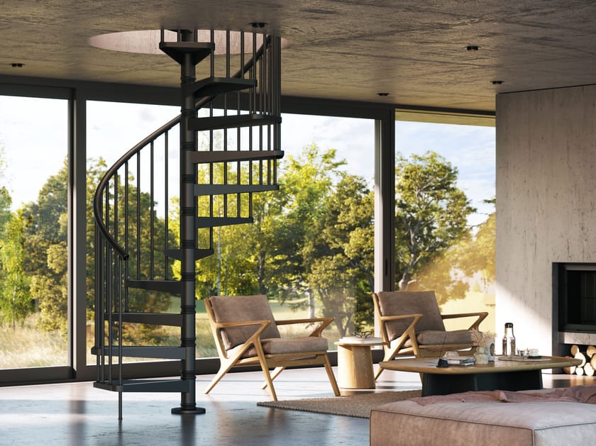 Стальная модульная спиральная винтовая лестница Scrigno FLOW ARCH-00055848