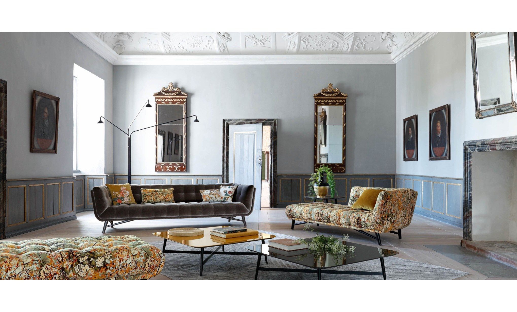 Алюминиевый поворотный торшер ROCHE BOBOIS Кочевник ARCH-00040437 - Вид №1