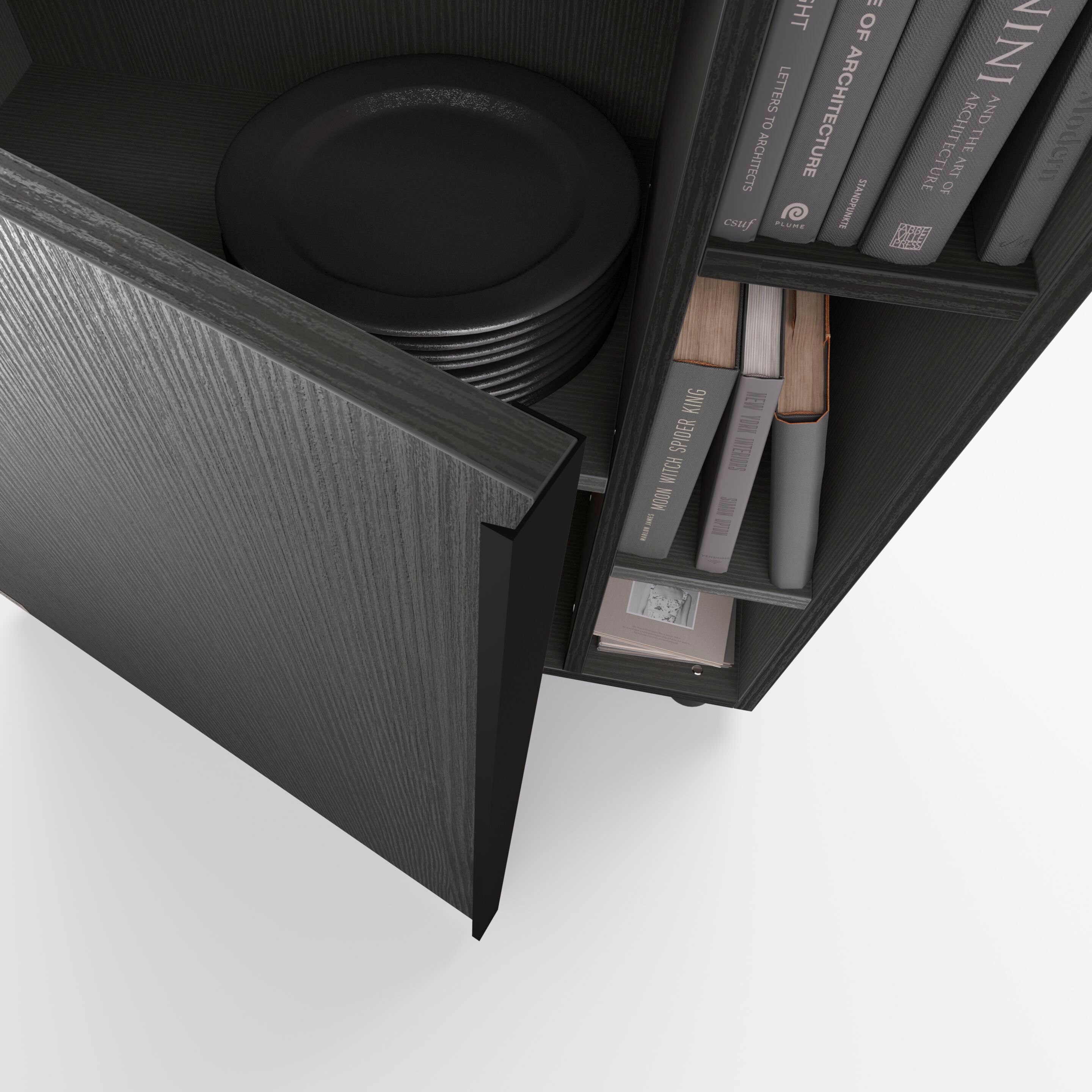 Настенный книжный шкаф из меламинированного материала Mobili Fiver ROMINA ARCH-00138664 - Вид №36