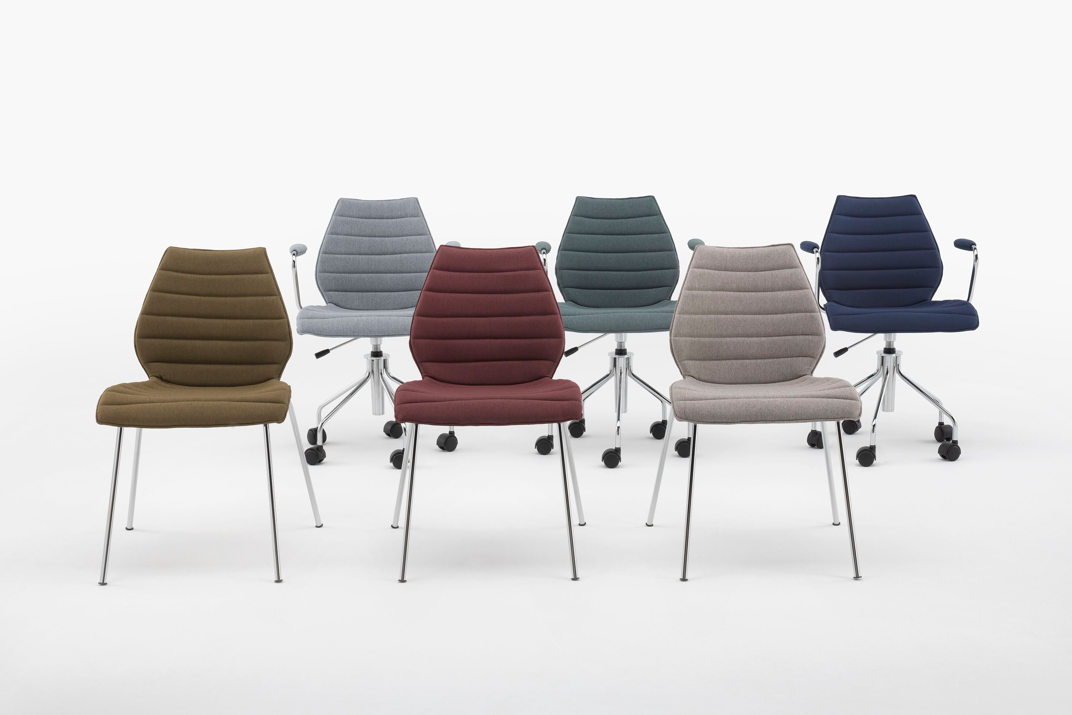 Поворотный операционный стул из Trevira® CS с подлокотниками Kartell MAUI SOFT ARCH-00151571 - Вид №2