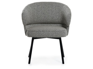 Мягкий тканевый стул с подлокотниками