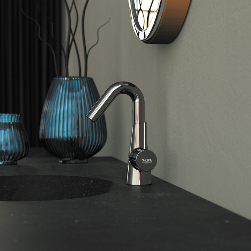 SG606N Смеситель для раковины  DANIEL RUBINETTERIE Swing - Вид №1