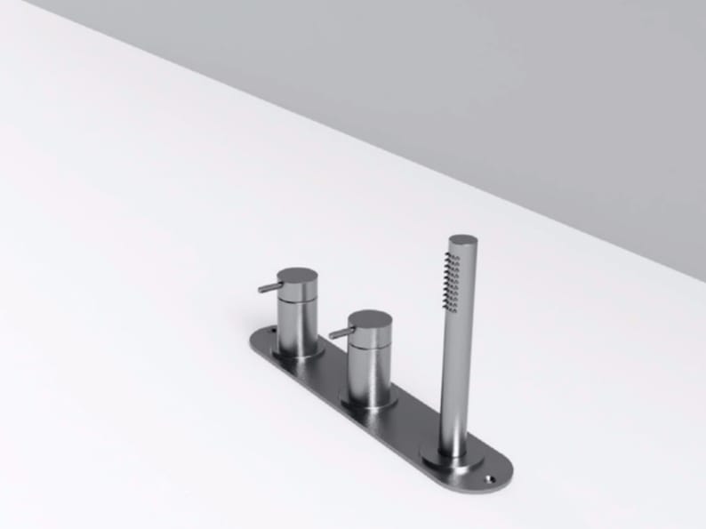 Набор ванны из нержавеющей стали с переключателем с пластиной Rexa MAE ARCH-00138408 - Вид №1