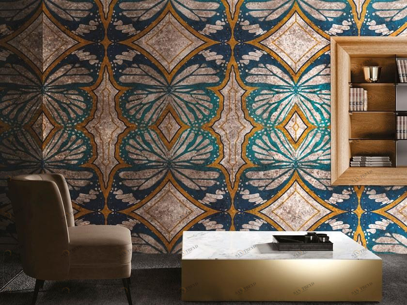 Inkiostro Bianco Обои сусальное золото Goldenwall collection 01-19 Inkauix19