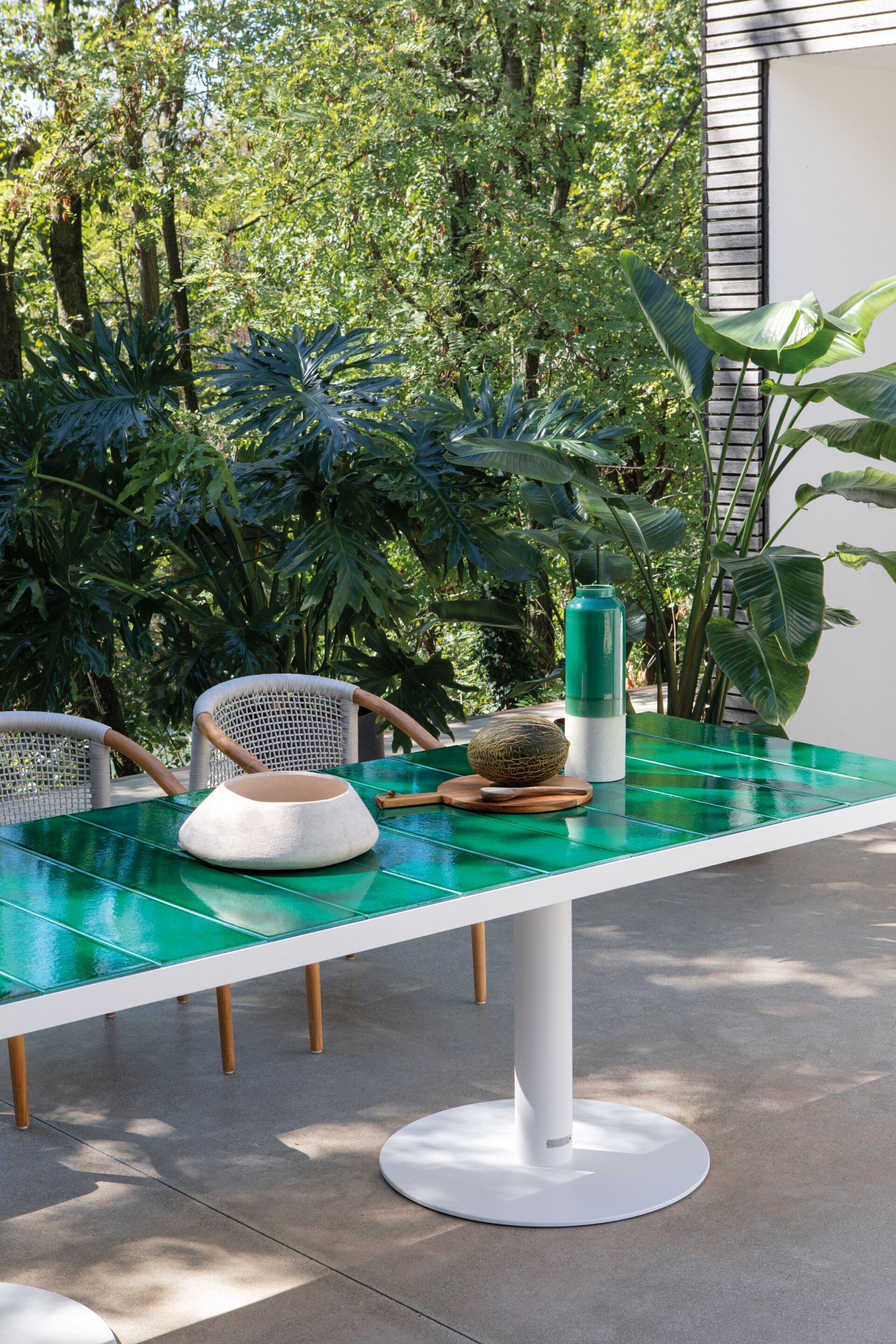 Керамический прямоугольный садовый стол Atmosphera Pantagruel ARCH-00107995 - Вид №2