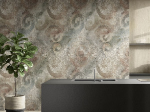 Напольное покрытие из керамогранита с эффектом ткани